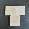 Ivory Alabastrino (Ivory) Travertine 4x4 Tumbled Tile 1