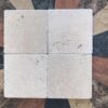 Ivory Alabastrino (Ivory) Travertine 6x6 Tumbled Tile 2