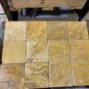 Golden Sienna 6x6 Yellow Tumbled Travertine Tile 2