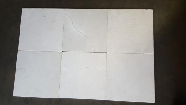 Crema Marfil Select 12x12 Beige Tumbled Marble Tile 4