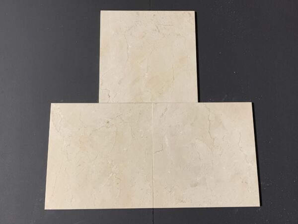Crema Marfil Classic 12x12 Beige Polished Marble Tile