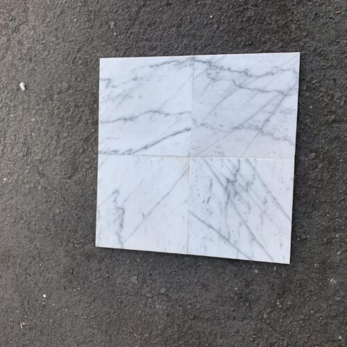 Cosmos Carrara 12x12 White Polished Marble Tile 0
