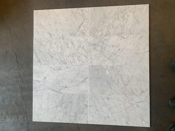 Carrara White 12x24 Polished Marble Tile 3