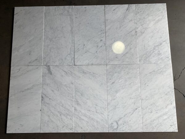 Carrara White 12x24 Polished Marble Tile 12
