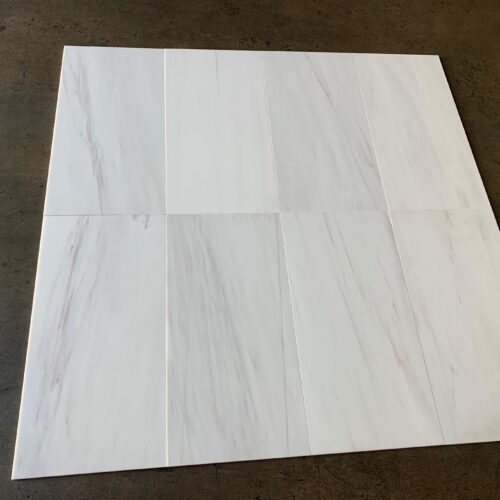 Dolomite White 12x24 Honed Marble Tile 0