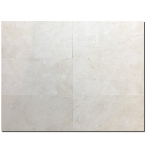 Crema Marfil Classic 12x24 Beige Polished Marble Tile 0