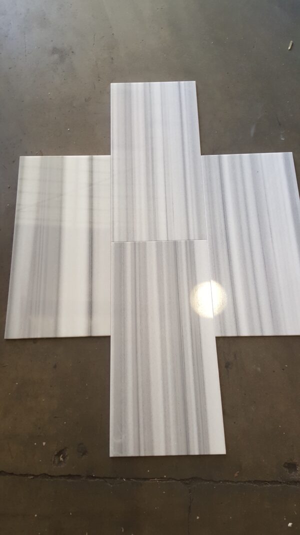 Skyline 12x24 Grey Rectangle Polished Marble Tile 1