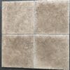 Walnut Travertine 18x18 Brown Brushed/Chiseled Tile 1