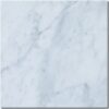 Carrara White 18x18 Polished Marble Tile 1