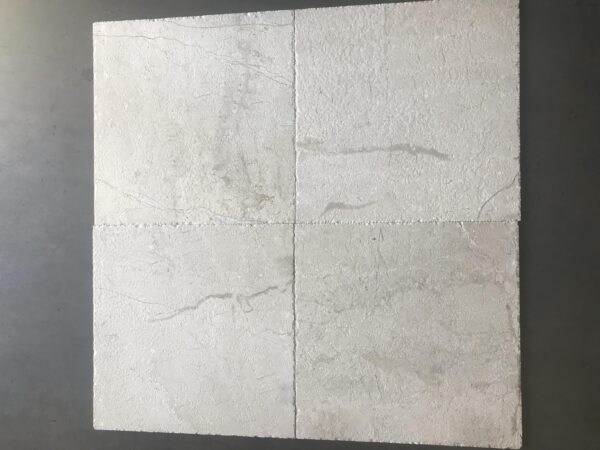 Golden Sand 18x18 Square Brushed Marble Tile 9