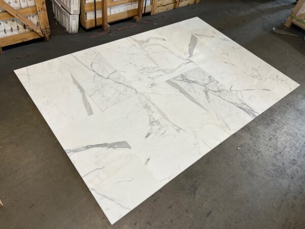 Calacatta Gold 18x36 White Polished Marble Tile 2