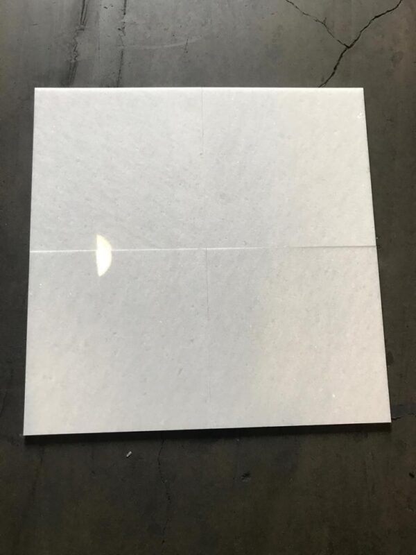Polar White 18x18 Polished Marble Tile 6