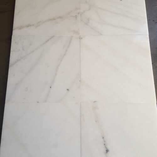 Cosmos Carrara 18x18 White Polished Marble Tile 0