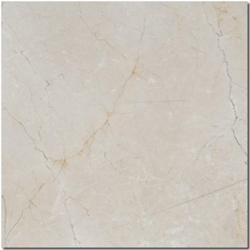 Crema Marfil Classic 18x18 Beige Polished Marble Tile 1