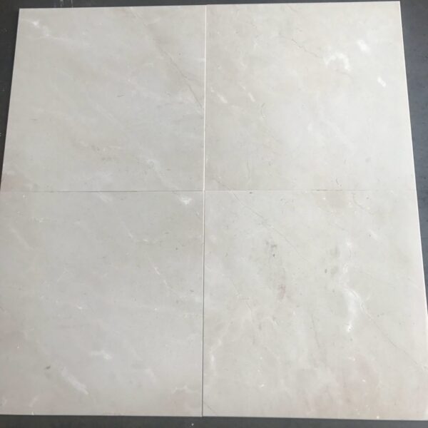 Crema Marfil Select 18x18 Beige Polished Marble Tile 6