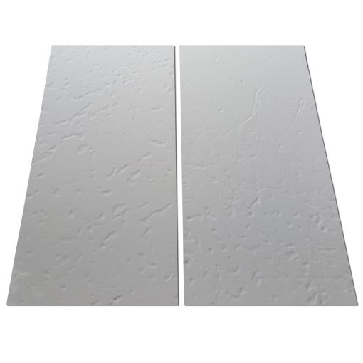 Euro White Limestone 18x36 Deep Brushed Tile 4