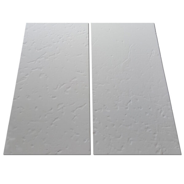 Euro White Limestone 18x36 Deep Brushed Tile 1