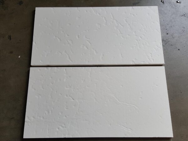 Euro White Limestone 18x36 Deep Brushed Tile 5