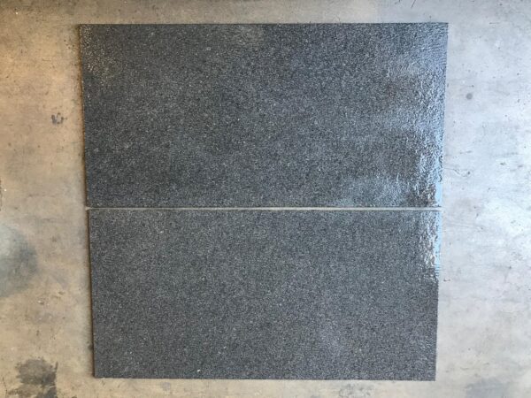 Black Basalt 18x36 Scratched (Combed) Tile 1