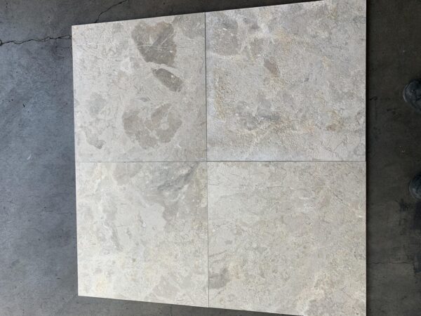 Golden Sand 24x24 Square Brushed Marble Tile 3