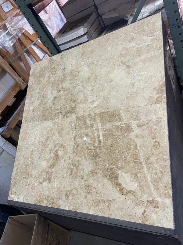 Cappucino 24x24 Brown Polished Marble Tile 0