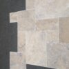 Philadelphia Travertine Versailles Pattern Beige Brushed/Chiseled Tile 18