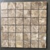Emperador Light Mosaic 2x2 Brown Square Polished Marble 1