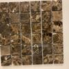Emperador Dark 2x2 Square Polished Marble Mosaic 2