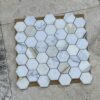 Calacatta Gold Hexagon 2" Polished Marble Mosaic 3