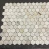 Calacatta Gold Hexagon 2" Honed Marble Mosaic 4