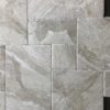 Breccia Bianco Diana Royal Versailles Pattern White Brushed/Chiseled Marble Tile 6