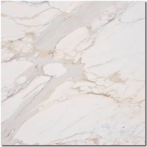 Calacatta Gold 24x24 White Polished Marble Tile 0