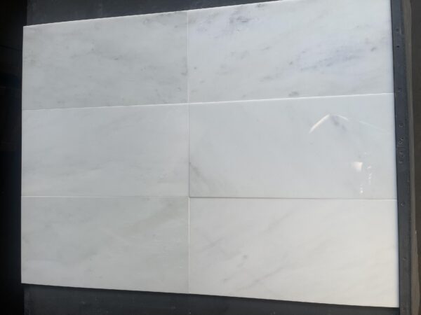 Oriental White 12x24 Rectangle Polished Marble Tile 0