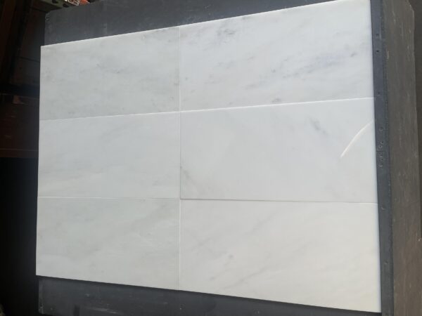Oriental White 12x24 Rectangle Polished Marble Tile 2