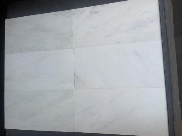 Oriental White 12x24 Rectangle Polished Marble Tile 1