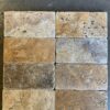 Scabos Travertine 3x6 Multicolor Tumbled Tile 1
