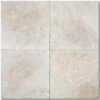 Ivory Travertine 24x24 Tumbled Tile 0