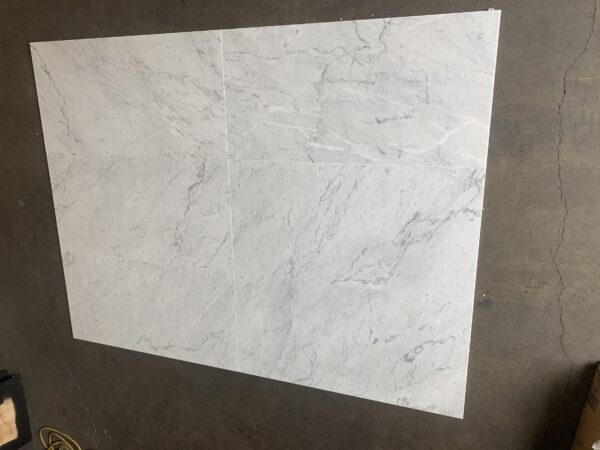 Carrara White 18x36 Polished Marble Tile 5