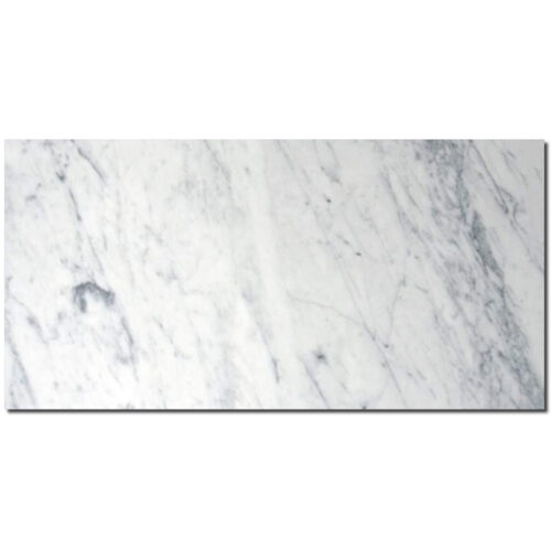 Carrara White 18x36 Polished Marble Tile 0
