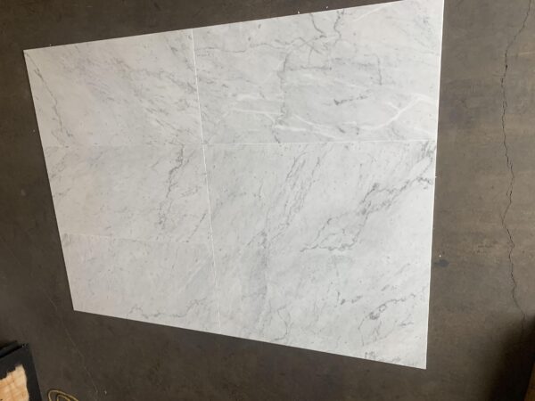 Carrara White 18x36 Polished Marble Tile 7