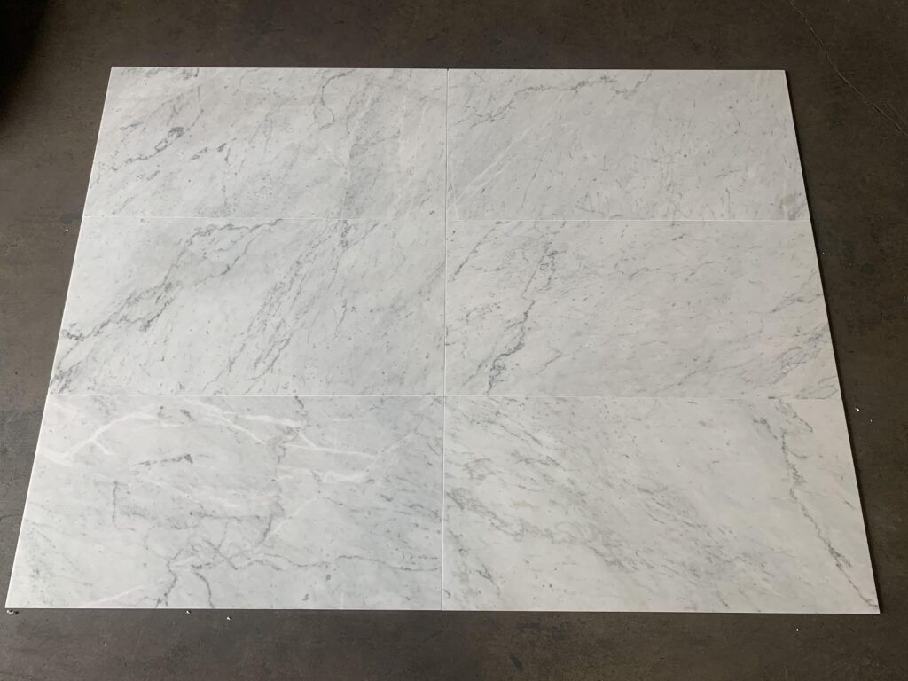 Carrara White 18x36 Polished Marble Tile Stonex Tile