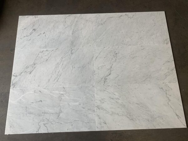 Carrara White 18x36 Polished Marble Tile 4