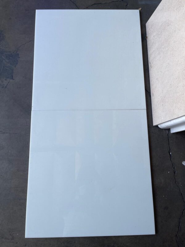 Thassos White Marble 24x24 Square Polished Tile 1