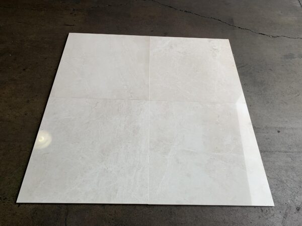 White Pearl 24x24 Polished Marble Tile 0