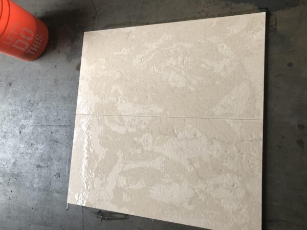 Crema Caliza Limestone 18x36 Beige Brushed Tile 2