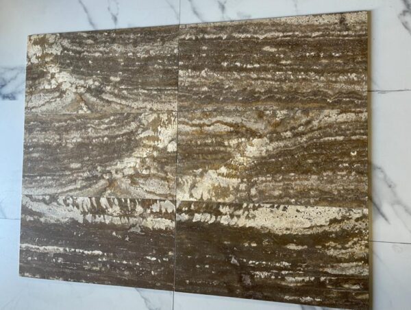Silver Fantasy Travertine 12x24 Filled and Honed Tile 2
