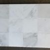 Oriental White 6x6 Square Honed Marble Tile 4