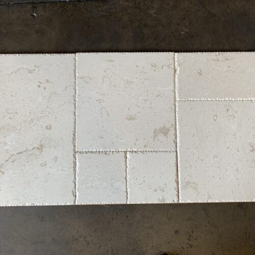 Cardinal Beige Pattern Brushed/Chiseled Limestone Tile 0