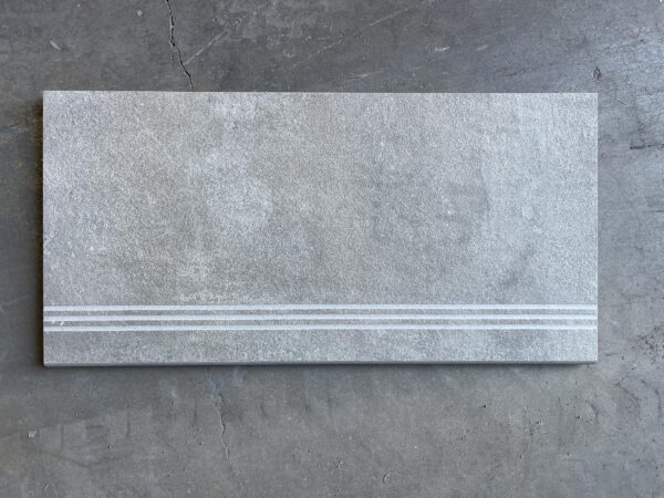 London Gray 12x24 Natural Porcelain Pool Coping 2