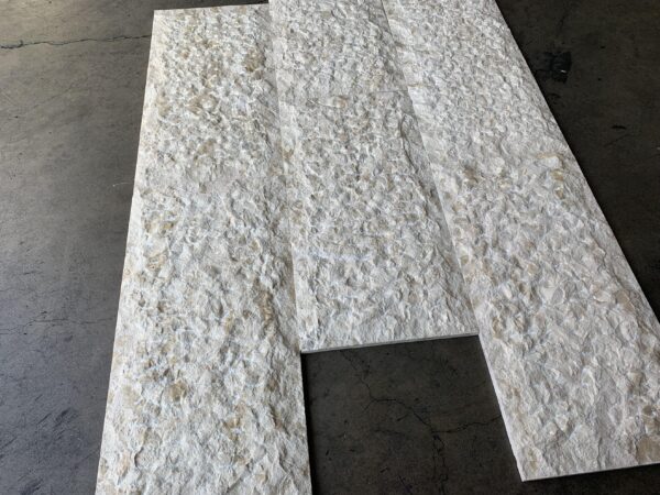 Shell Stone 12x24 Beige Splitface Limestone Tile 1